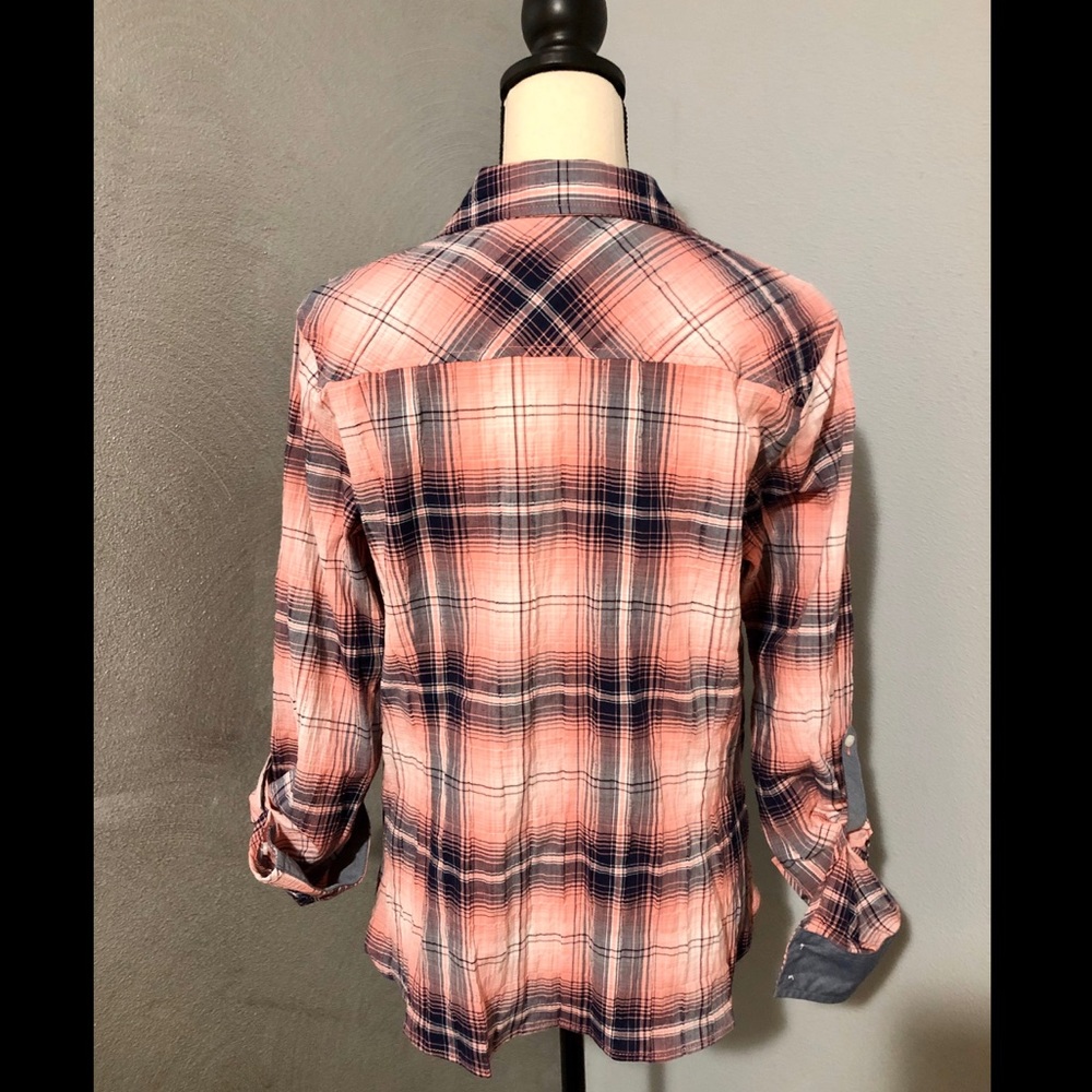 NWT Tommy Hilfiger Plaid Button Down Shirt - Picture 6 of 7
